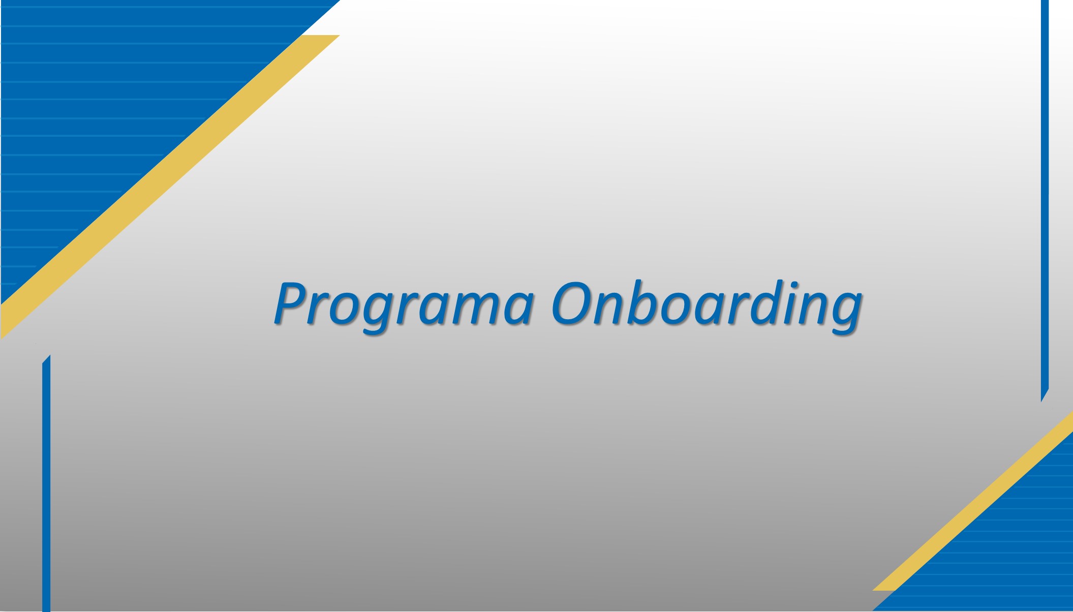 Programa Onboarding